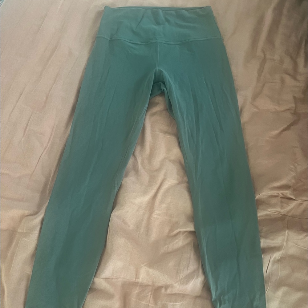 NWOT lululemon Grey Sage High Rise Align Leggings 25”